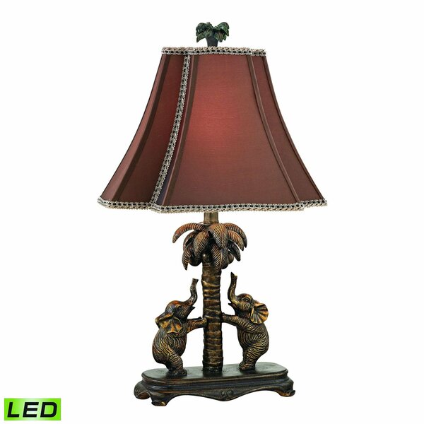 Marketplace Adamslane 24'' High 1-Light Table Lamp - Bronze - Includes LED Bulb D2475-LED